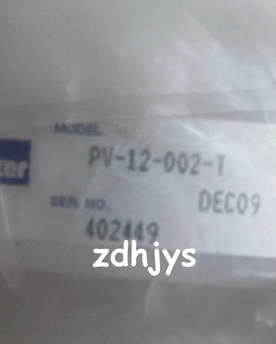 PV-12-002-T PARKER Valve DEC09 402449 NEW FedEx or DHL