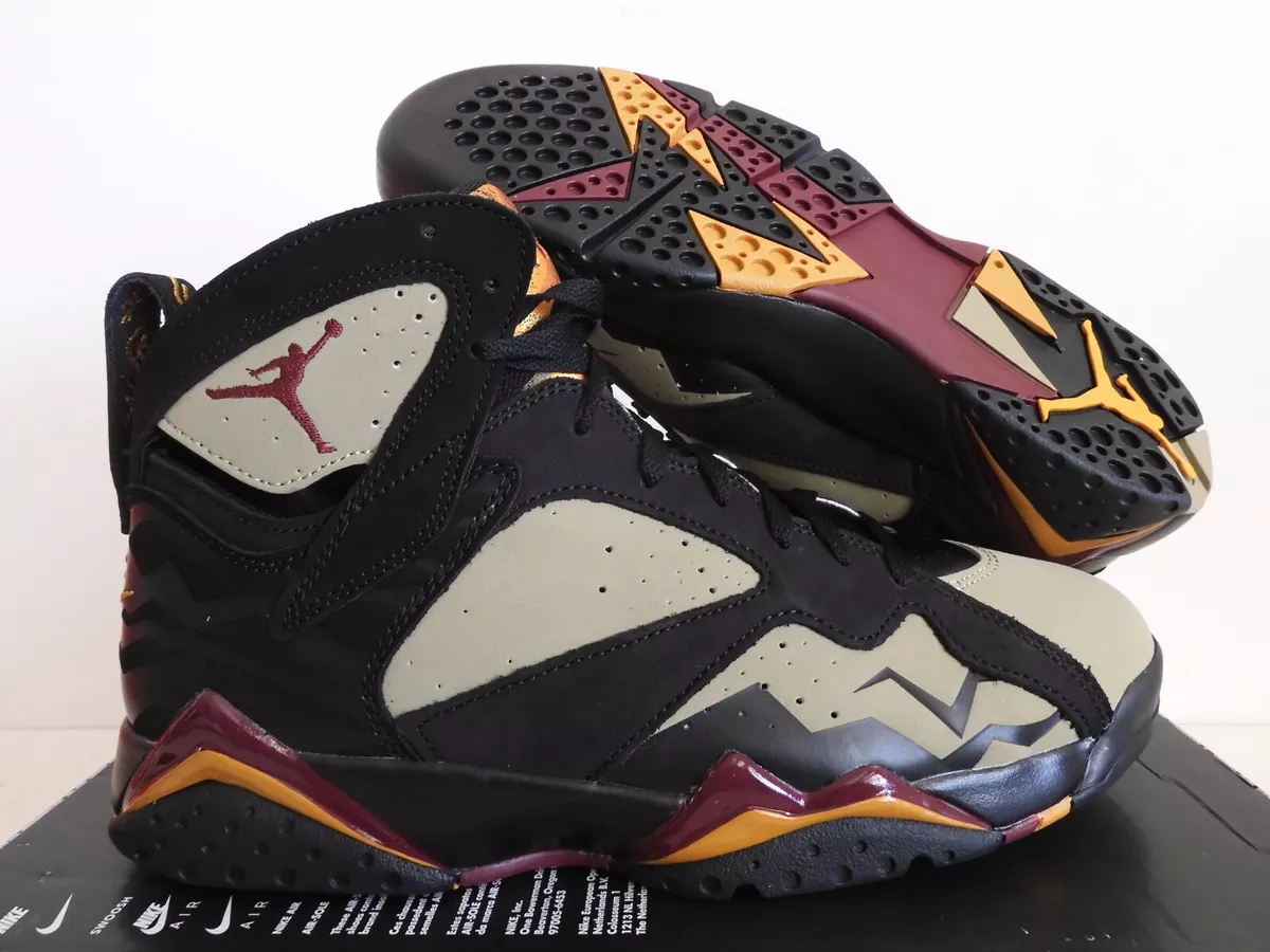 NIKE AIR JORDAN 7 RETRO SE BLACK-CHERRYWOOD RED SZ 10 [DN9782-001