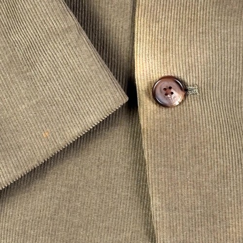 LAUREN Ralph Lauren Mens Corduroy Elbow PatchES Blazer 46R Brown FLAW STAIN READ - Picture 6 of 17