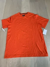 Nike Sportswear Tech Pack Men's Engineered Knit Short-Sleeve Shirt XL Orange