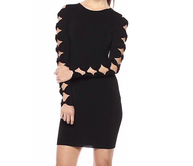 ted baker bow sleeve dress