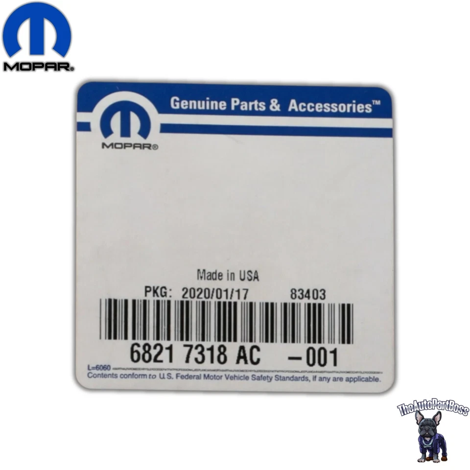 Radiador de refrigeración del motor Chrysler Pacifica Voyager 17-24 OEM Mopar 68595954AA Foto 3 de 4