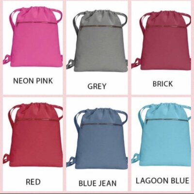 Comfort Colors Canvas Cinch Sak - Draw String Back Pack Style - Autumn Special