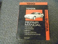 1990 Toyota Supra Engine Chassis Body Electrical Service Repair Manual Turbo