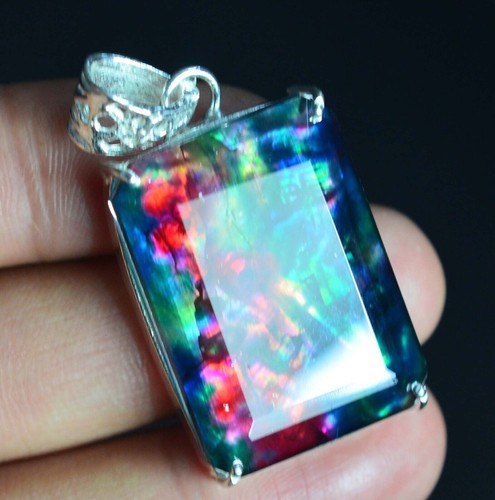 Ciondolo d'argento 925 - siluetta di due cuori intrecciati | Gioielli Eshop IT
