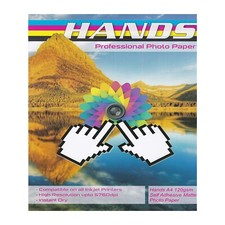 40 Sheets Hands Professional A4 120gsm Self Adhesive Matte Matt Photo Paper
