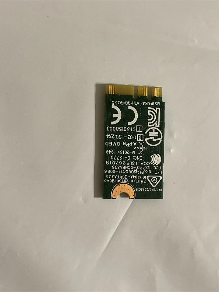 Genuine Dell OEM Wireless DW1707 WiFi 802.11 b/g/n BT4.0 NGFF Card YCM9R 0YCM9R - Image 4 of 4