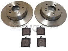 MERCEDES CLC COUPE CL203 160 180K 200 220 2008-2011 REAR BRAKE DISCS & PADS SET