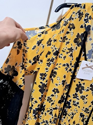 Maglia firmata FRACOMINA tg S nuova con pizzo blusa tunica t-shirt - Foto 9 di 12