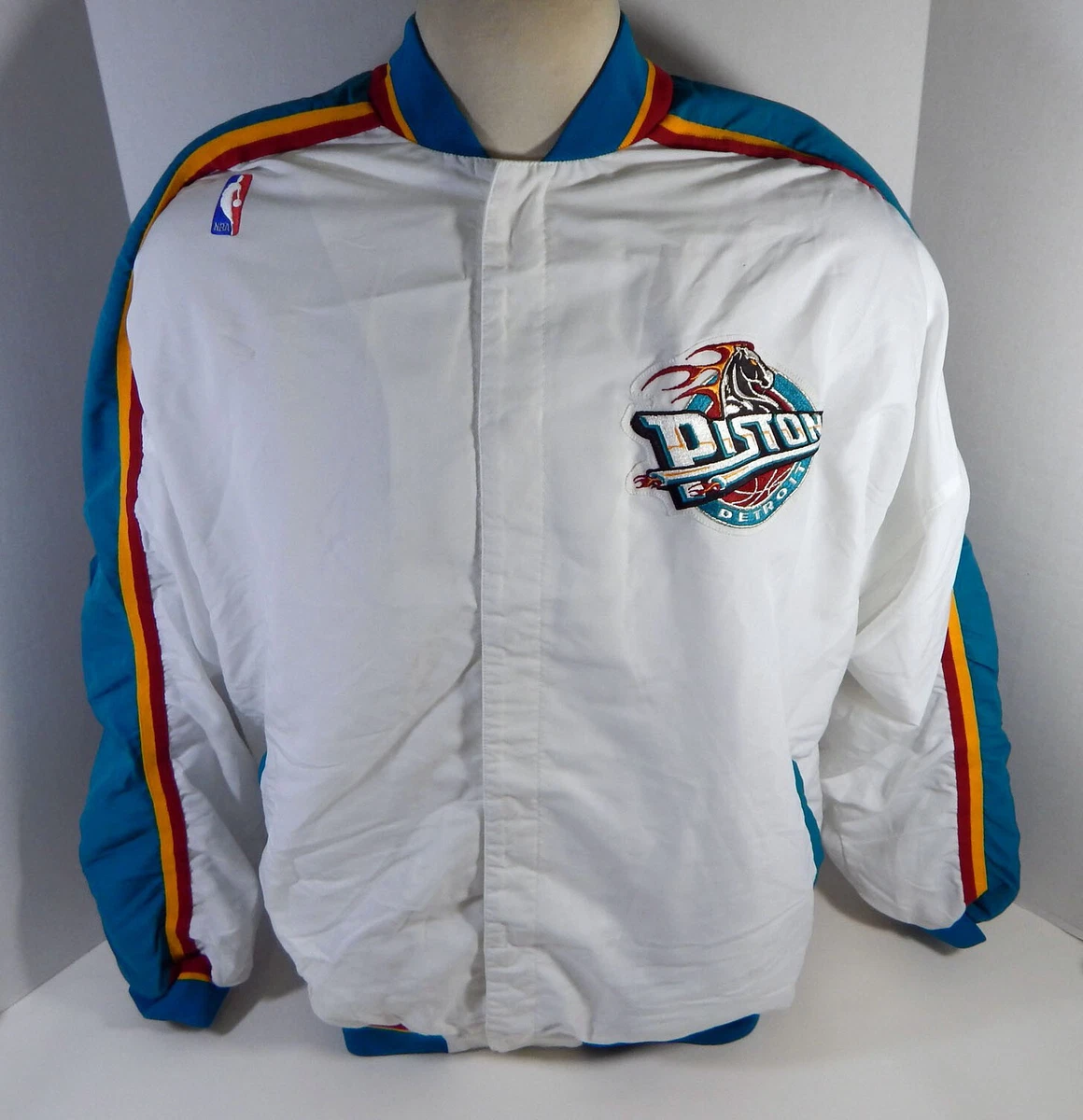 Authentic Detroit Pistons 1997-98 Warm Up Jacket