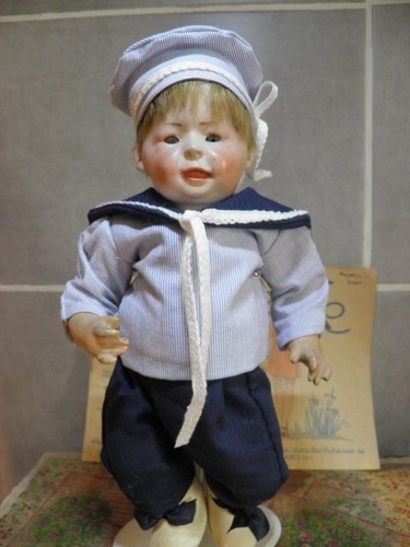 Ensemble bébé petit marin – Blanc/bleu - Voyage de la Baleine