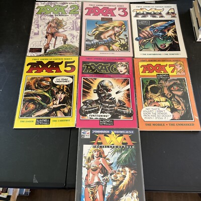 AXA Lot (7) Issues First American Edition Series Avenell &Romero#2 3 4 5 6 7 VFP