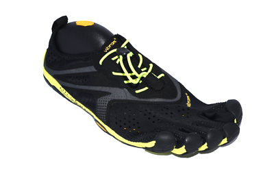 Vibram Five Fingers V-Run Black/Yellow Barefoot Size UK 7-12 (EU