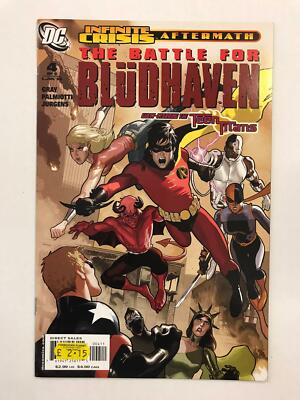 INFINITE CRISIS AFTERMATH: THE BATTLE FOR BLUDHAVEN #4 (2006) VF/NM STICKER C...