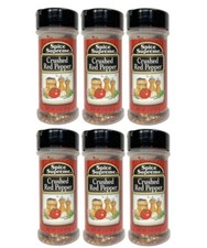 Spice Supreme CRUSHED RED PEPPER Food Kitchen Seasonings Herbs Spices 2oz 6-Pack