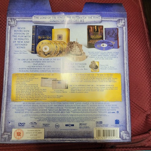 Lord Of The Rings Extended DVD Collection -gift Sets X3- Collectors Edition - Picture 13 of 13