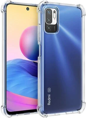 BNBUKLTD® For Xiaomi Redmi Note 10 5G Case Clear Silicone Slim Shockproof Gel Cover