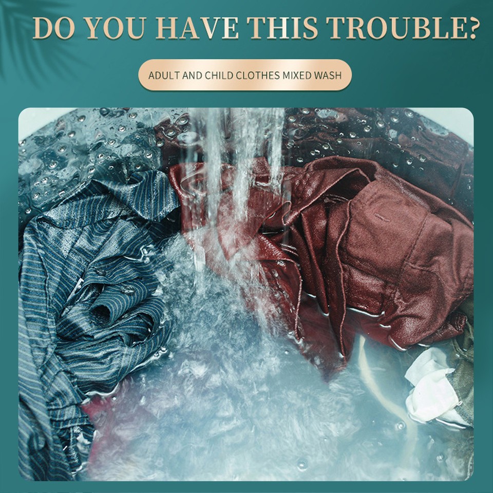 Portable Mini Washing Machine Fast Draining 4.5L Centrifugal 100240V