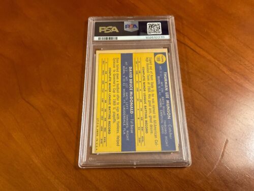 1970 Topps Rookie Stars Thurman Munson #189 (RC) PSA 5 EX (MC) - Bild 4 von 5