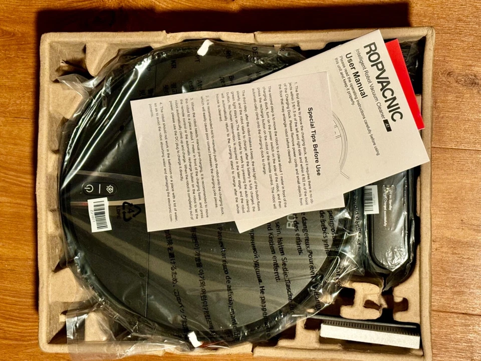 ROPVACNIC Robot Vacuum Cleaner with 3000Pa Cyclone Suction. - Image 3 of 3