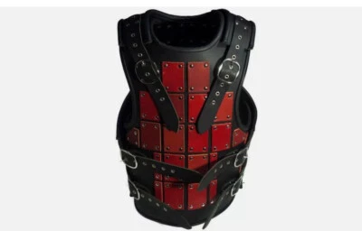 WEEKEND SALE Medieval Mercinery leather armor cosplay costume Larp Brigandine - image 1 of 3