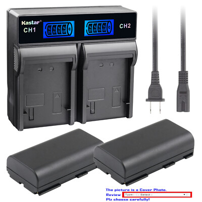 Kastar Battery LCD Rapid Charger for Phase One P45 Plus P45+ P-Back Digital Back