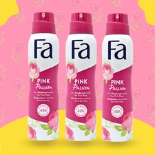 Fa Deodorant Spray Pink Passion 48H- 5.1 fl oz (3-Pack)