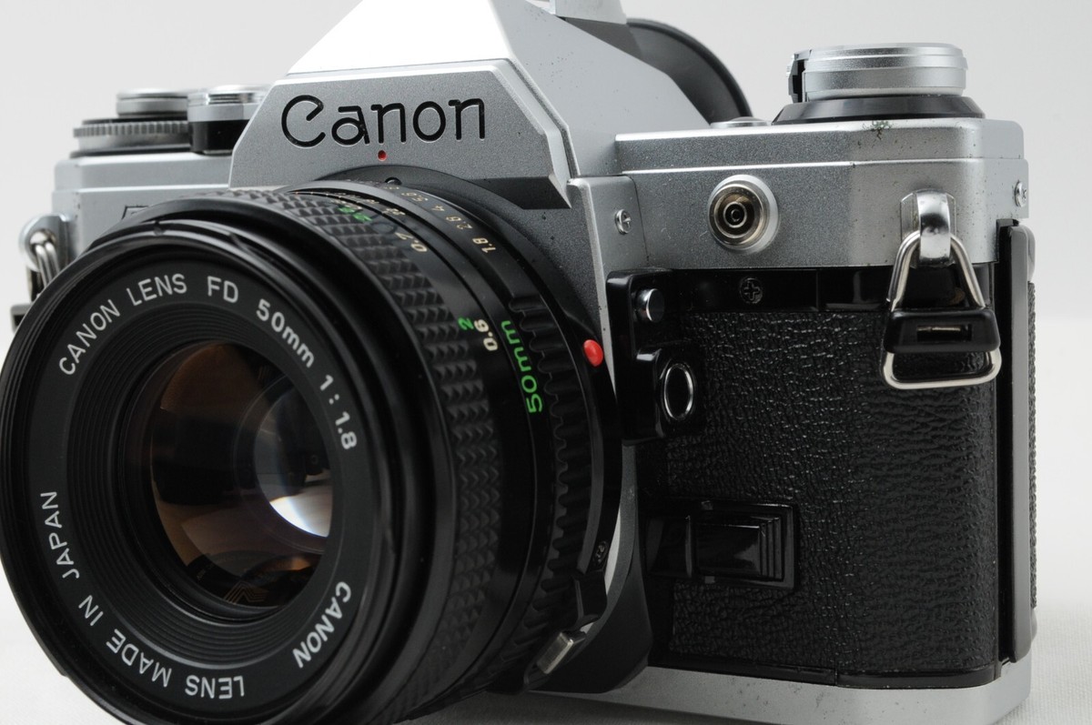 EXC+3] Canon AE-1 35mm Film Camera SLR NFD 50mm f/1.8 Lens 3051996