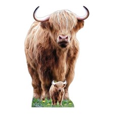 Scottish Highland Cow Cardboar…