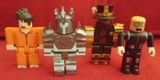 Roblox Mini Figure Lot x 4 Dungeon Quest  Gloruous Industrial Warrior Jailbreak 