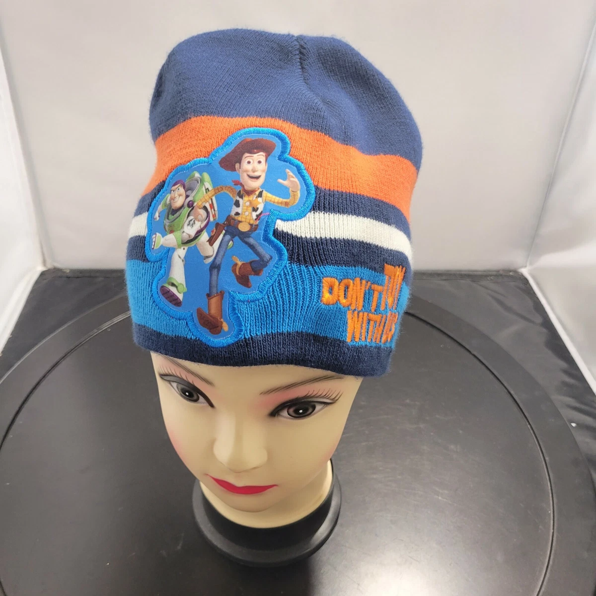Toy Story 3 Beanie Boys O S Blue Orange White Don t Toy With Us
