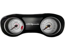 US Speedo Silver Dodge Charger Gauge Face for Clusters 2015-2024(200Mph Hellcat)