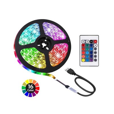 ACONDE 3.28 feet USB LED Strip Lights, DIY Indoor Decoration, TV Backlight, 2...