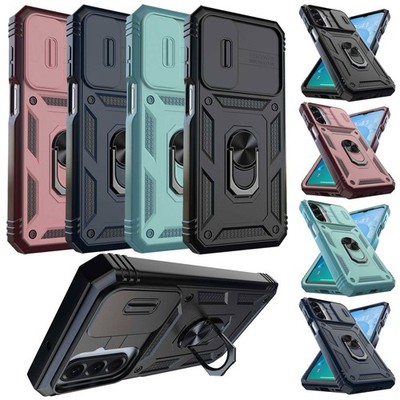 For Samsung Galaxy A17 5G Case Slide Camera Lens Protect Shockproof Stand Cover