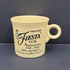Fiesta 60th Anniversary Coffee Mug Cup Sunflower Homer Laughlin Fiestaware Vtg