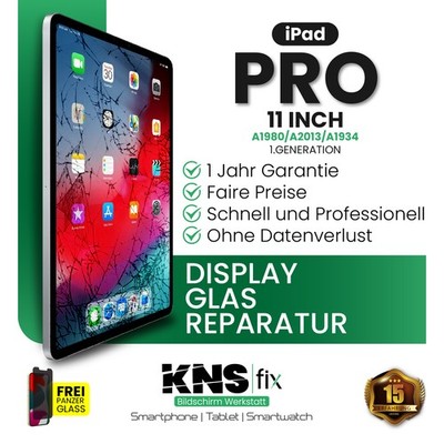 iPad Pro 11'' Gen 1 Display Frontglas Reparatur Glas Tausch  24 Stunden!