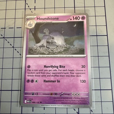 Houndstone Pokemon TCG Mega Evolution Regular Stage 1 Uncommon Karte 066