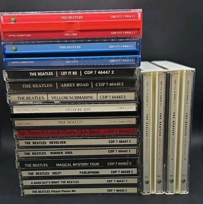 The Beatles CD Collection Lot Of 15 CDs Paul McCartney John Lennon