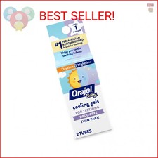 Orajel Baby Daytime Nighttime Cooling Gels for Teething, Drug - Free, 1 Pedia