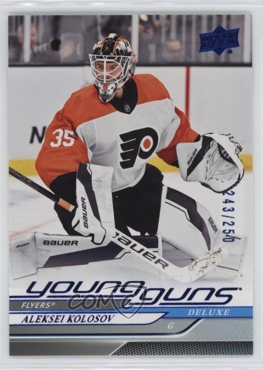 2024-25 Upper Deck Series 2 Young Guns Deluxe 243/250 Aleksei Kolosov #490 1e7g