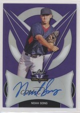 2019 Leaf Valiant Purple Prismatic 8/15 Noah Song #BA-NS1 Auto 0g4