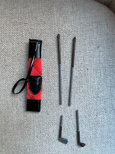 VINTAGE 1960'S IDEAL TAMMY DOLL TEE TIME GOLF BAG & BROKEN CLUBS 9118-1