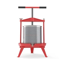 EJWOX Fruit Wine Press 3.69 Gal - Heavy-duty T-Handle & Cross-beam, Stainless...