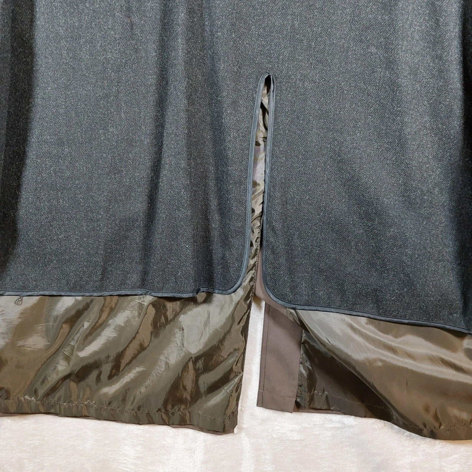 Bill Blass Vintage 90s Trench Coat Men 48 Reg Belted Zip Out Liner Rain Overcoat image 13