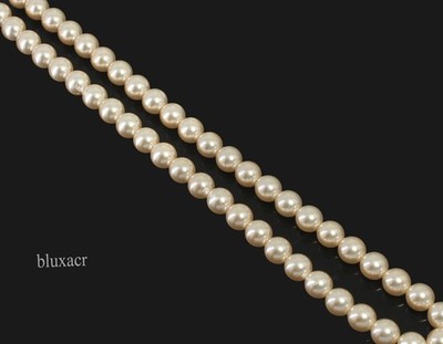 Natural South Sea Pearl Light Gold Heuksando 8.00 MM Round Genuine Strand 15''