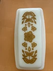 Vintage Pyrex Corning Ware Correlle Butterfly Gold Butter Dish W/Lid