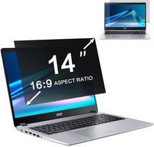 14 Inch Laptop Privacy Screen Filter for HP, Dell, Acer, Asus, Samsung, Lenovo