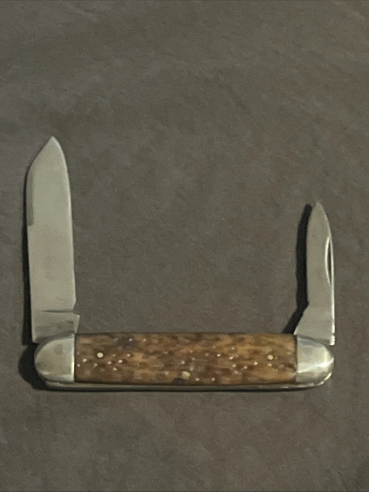 Old Winchester Green Bone Cigar Knife 1920-40 Great snap Extremely rare 3’5/8 - Image 2 of 4