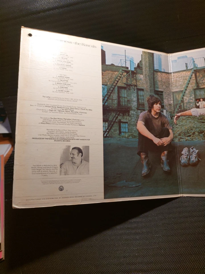 The Rascals Search And Nearness Nr. Sd8276 Lp Can 1971 Sleeve =EX VINYL =NM- - Bild 2 von 4