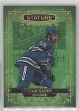 2022-23 Upper Deck Stature Rookies Green 45/99 Nick Cicek #107 13o2